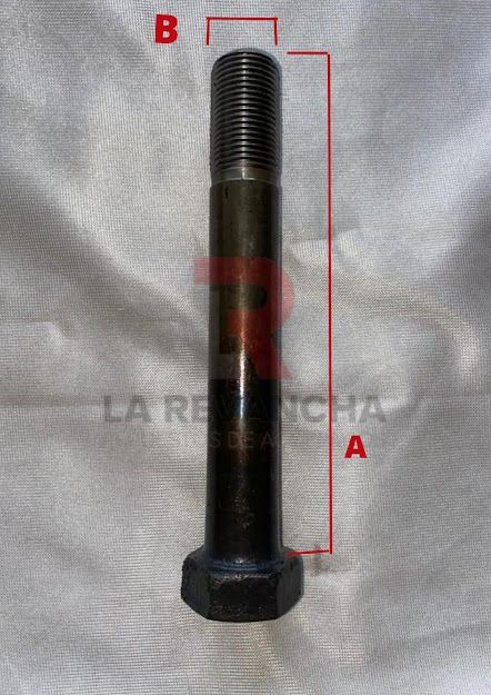 Bulon 7/8'' x 160mm c/chavetero (6'' 1/2) 'SOLO'