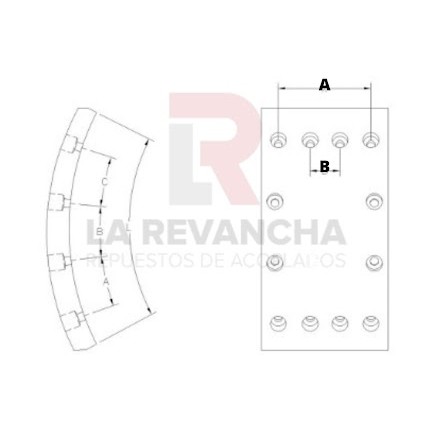 Cinta de freno 4515-X ''COBREQ'' (AC/30-X) 18,6mm