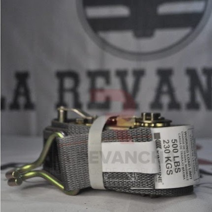 Ratchet Strap 1,5'' x 2,8mts. 1500Kg. ''ROBUSTEC'' Gancho universal ''ROBUSTEC''